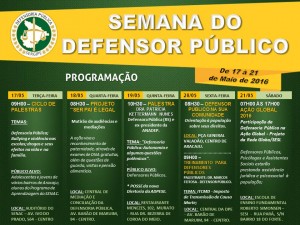 ARTE SEMANA DO DEFENSOR