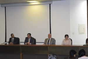 O subdefensor geral, Raimundo Veiga, compôs a Mesa de Honra representando a Defensoria Pública